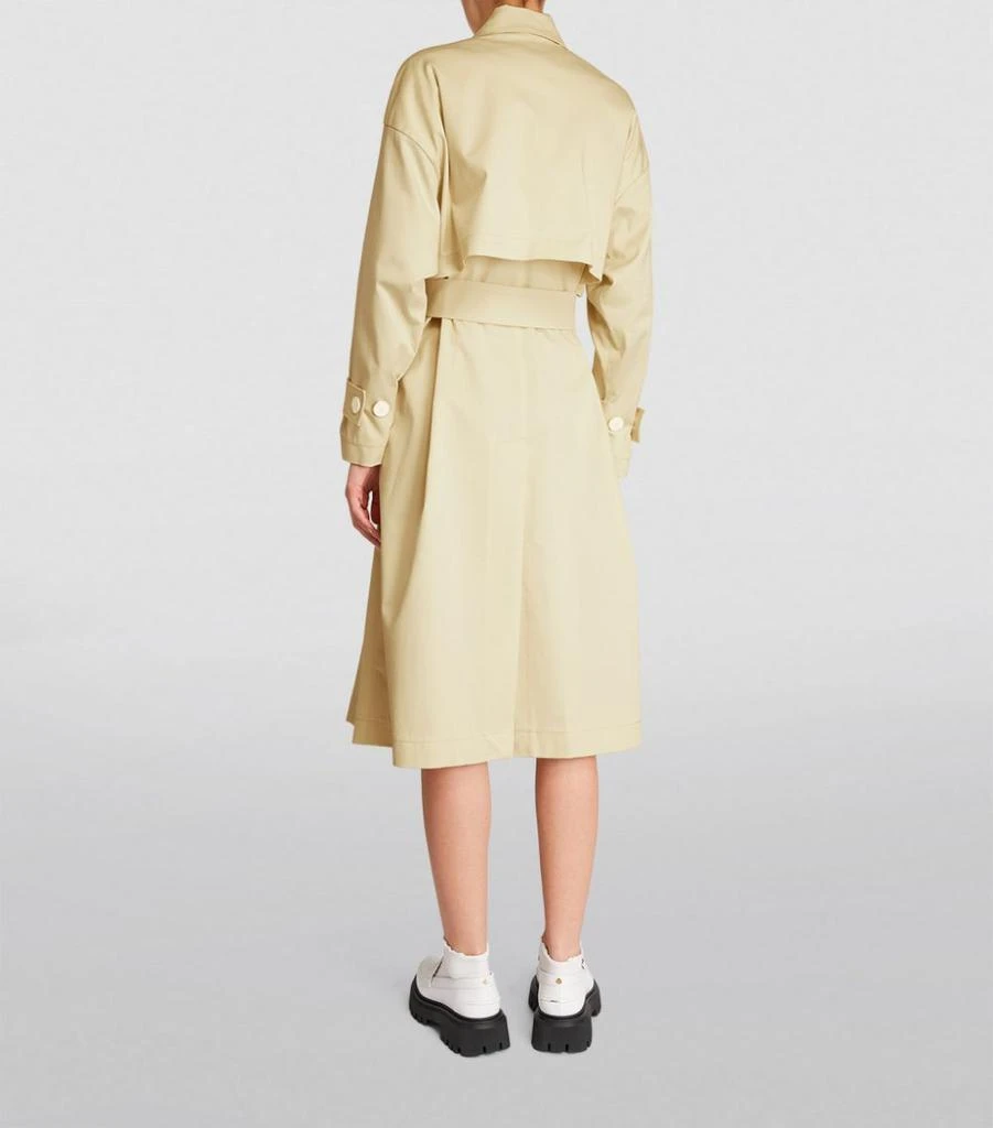 商品Maje|Cotton-Blend Trench Coat,价格¥2131,第4张图片详细描述