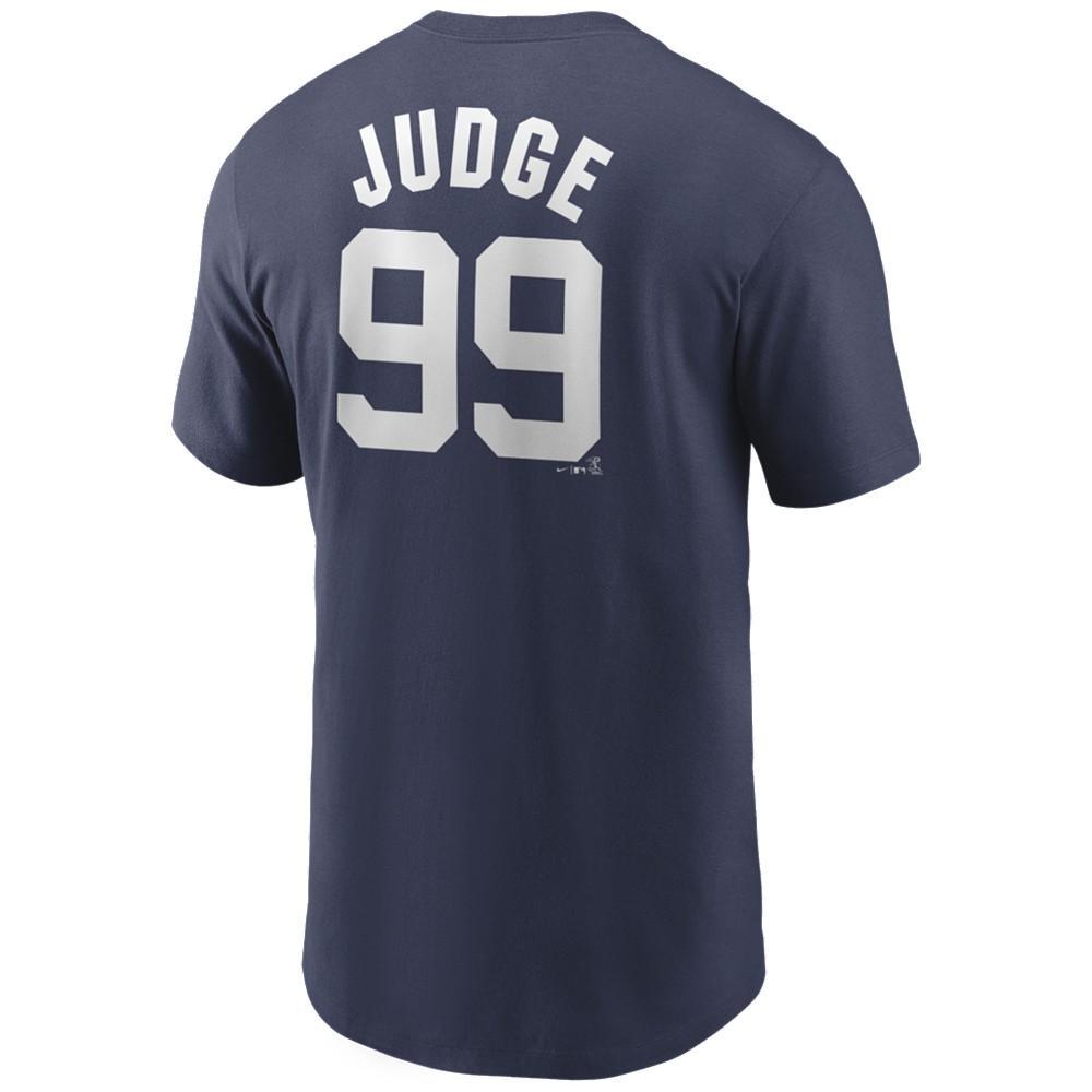 商品NIKE|Men's Aaron Judge New York Yankees Name and Number Player T-Shirt,价格¥244,第1张图片