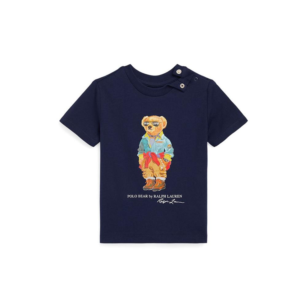 Baby Boys Polo Bear Short Sleeve Jersey T-shirt商品第1张图片规格展示