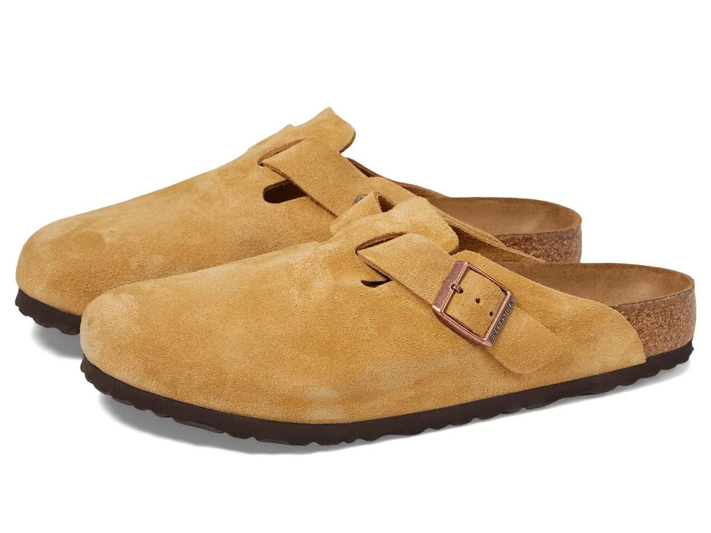 商品Birkenstock|勃肯 男女同款 皮质懒人鞋拖鞋 ,价格¥1261,第1张图片