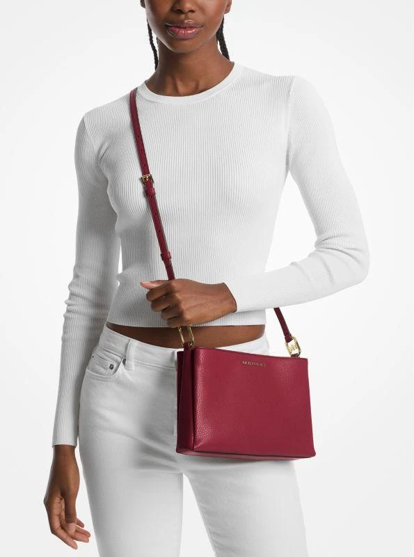 商品Michael Kors|Trisha Medium Pebbled Leather Crossbody Bag,价格¥594,第3张图片详细描述
