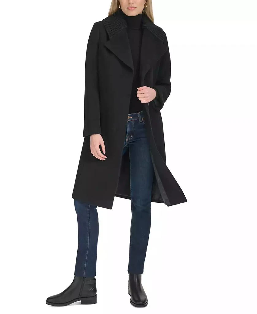 商品Cole Haan|Women's Shawl Collar Wool-Blend Coat,价格¥1197,第3张图片详细描述