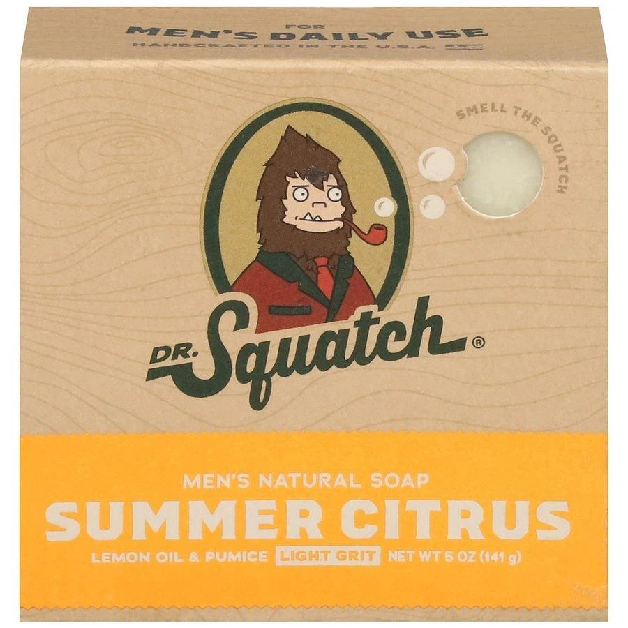 商品Dr. Squatch|Soap Lemon Oil & Pumice,价格¥44,第1张图片