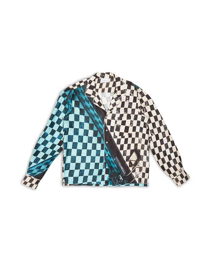 商品Blue Sky Inn|Checkered Pool Oversized Fit Long Sleeve Shirt ,价格¥1951,第1张图片