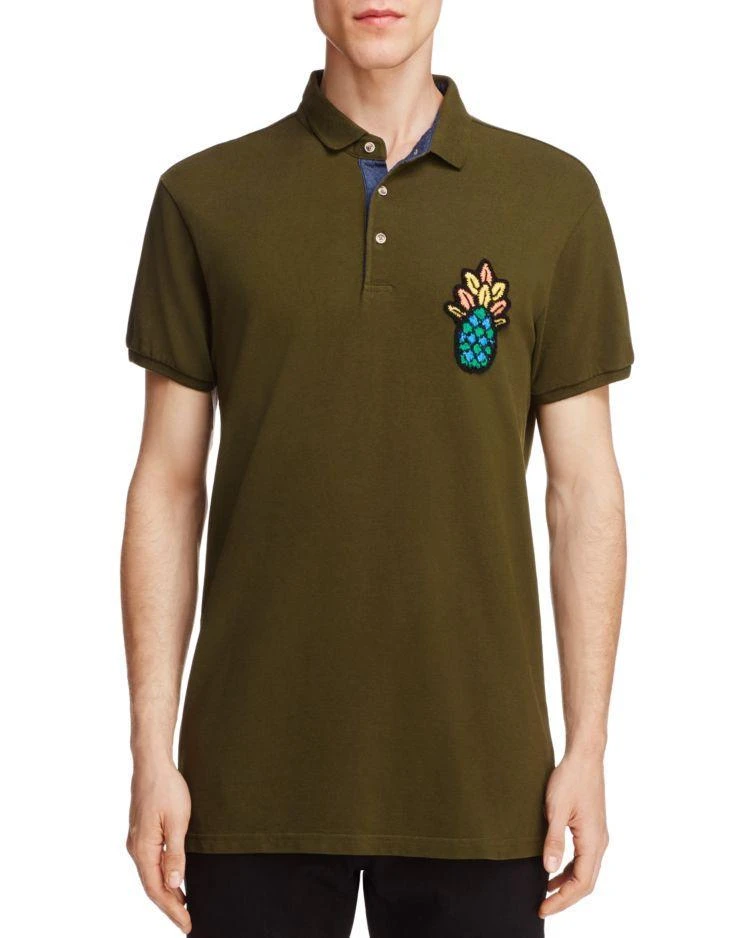 商品Scotch & Soda|Pineapple Slim Fit Polo,价格¥211,第1张图片