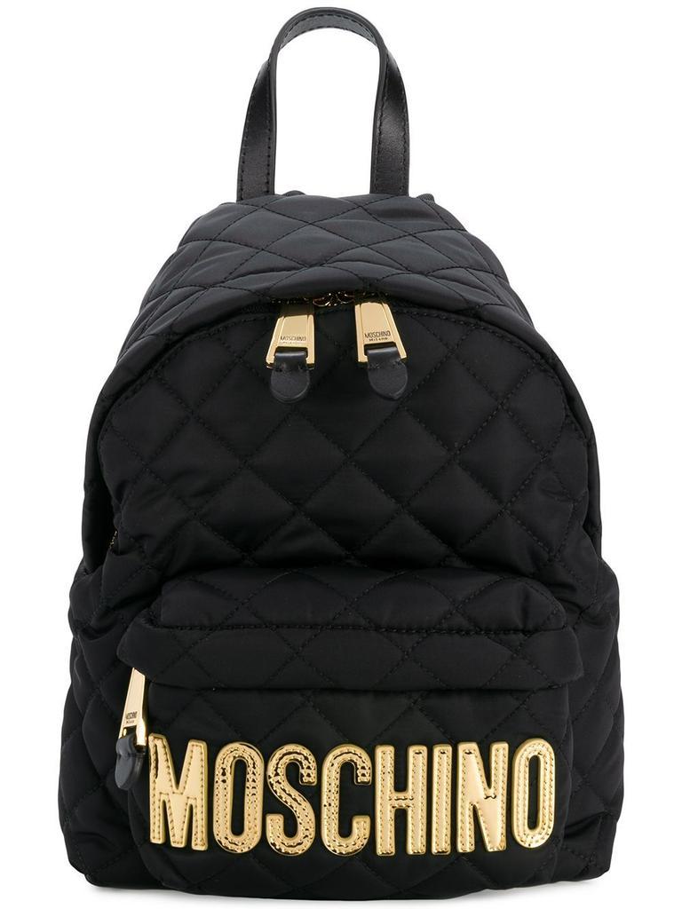 商品Moschino|Moschino Women's  Black Polyamide Backpack,价格¥2922,第1张图片