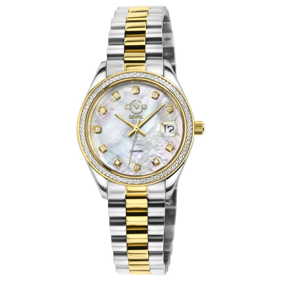 商品Gevril|GV2 by Gevril Turin Diamond Women's Watch,价格¥6384,第1张图片