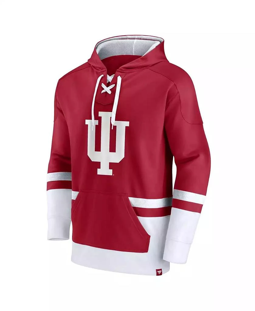 商品Fanatics|Men's Crimson Indiana Hoosiers First Battle Pullover Hoodie,价格¥394,第3张图片详细描述