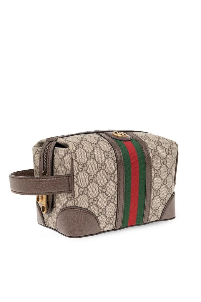 商品Gucci|Gucci Logo Plaque Monogrammed Beauty Bag,价格¥6962,第3张图片详细描述