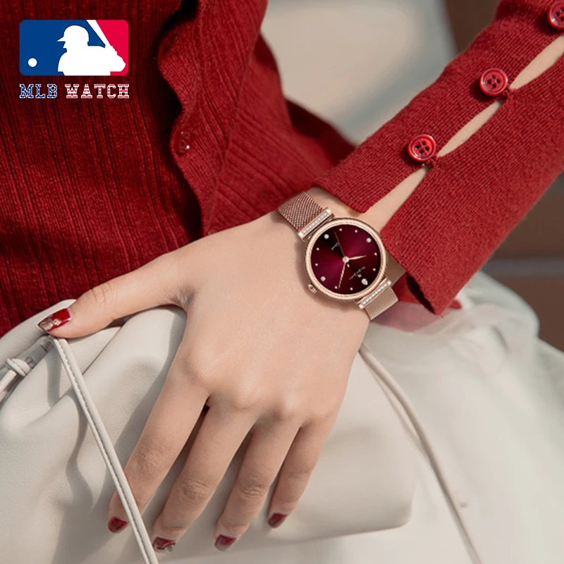 MLB美职棒女神系列满天星女士石英手表SD106 商品