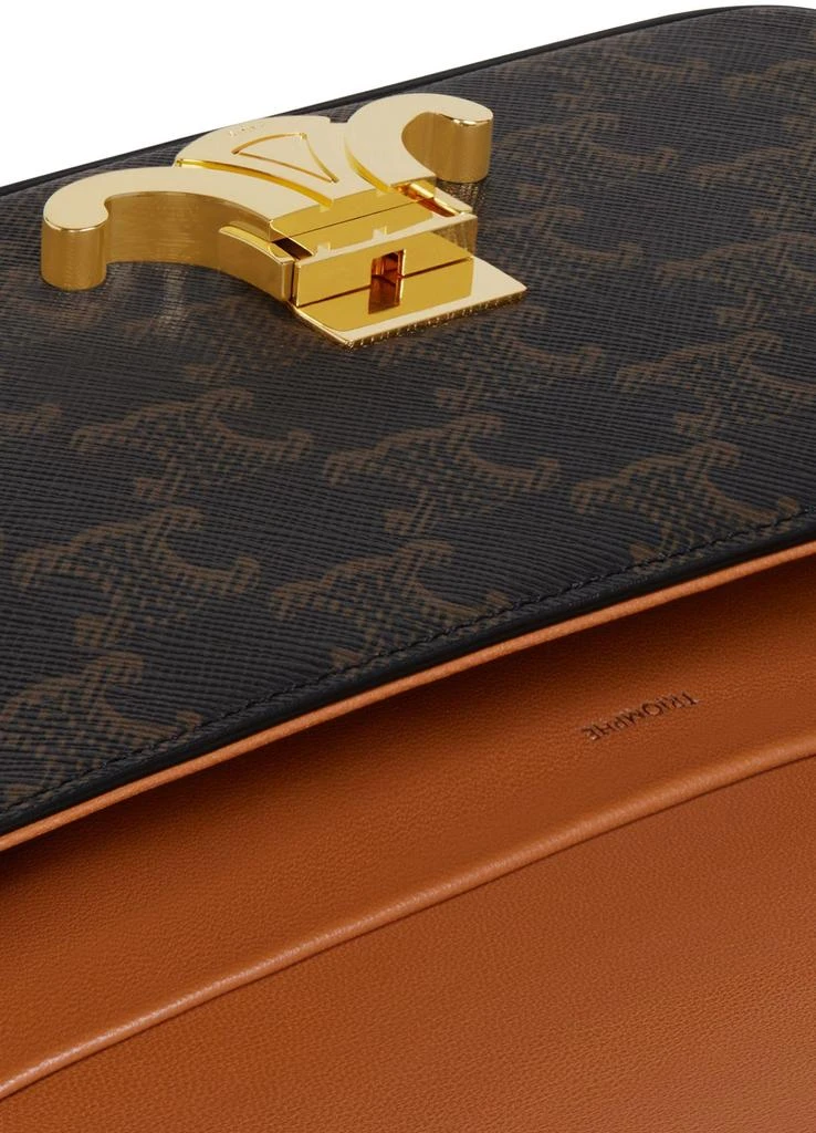 商品Celine|Triomphe 标志印花牛皮革肩背包,价格¥23477,第4张图片详细描述