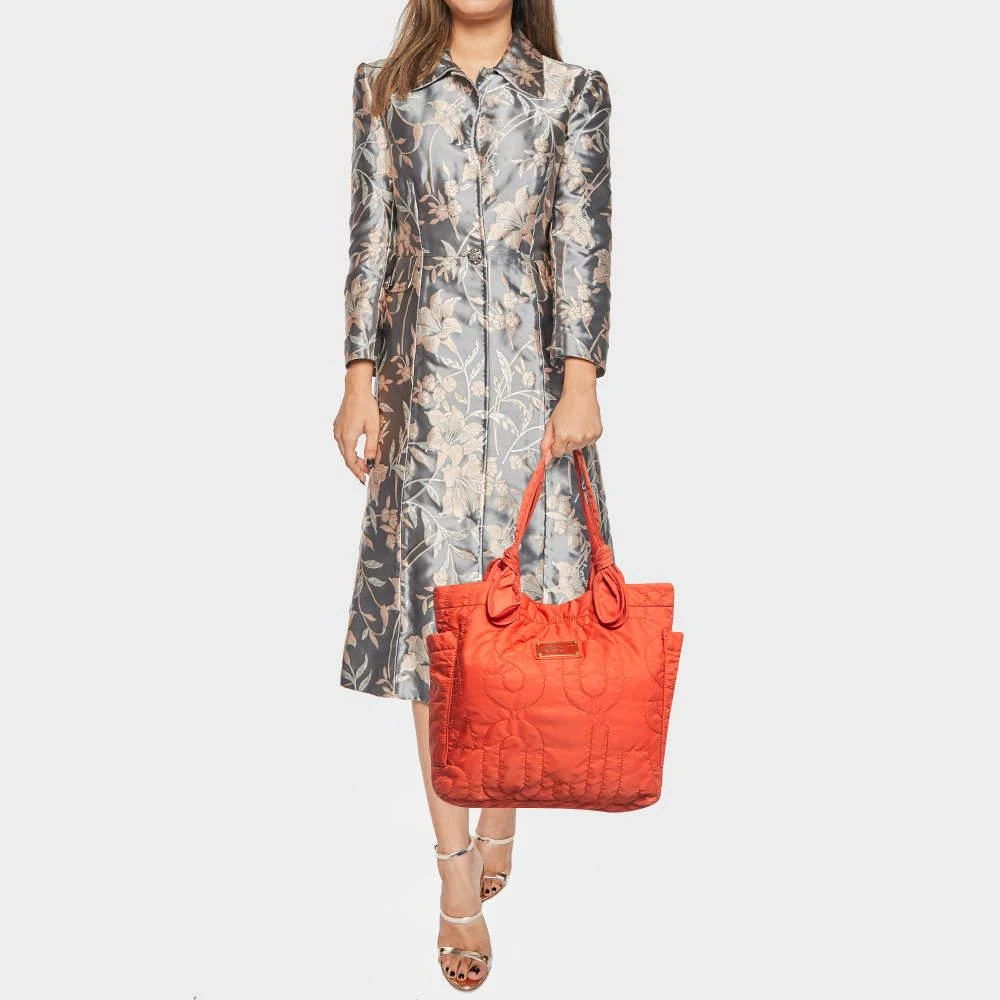 商品[二手商品] Marc Jacobs|Marc by Marc Jacobs Orange Nylon Medium Pretty Tate Tote,价格¥1117,第2张图片详细描述