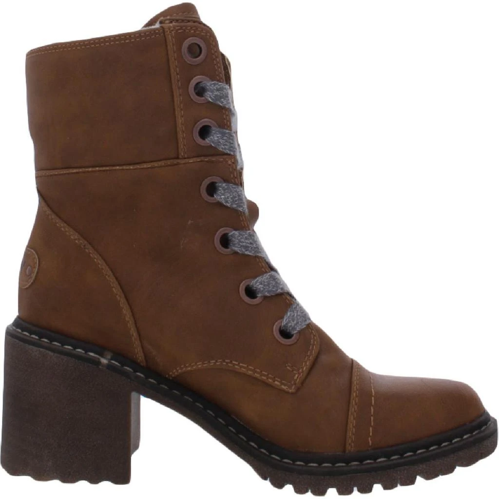 商品Roxy|Roxy Womens Wander On Faux Leather Block Heel Casual Boots,价格¥215,第3张图片详细描述