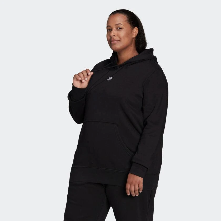 商品Adidas|Women's adidas Adicolor Essentials Hoodie (Plus Size),价格¥431,第2张图片详细描述