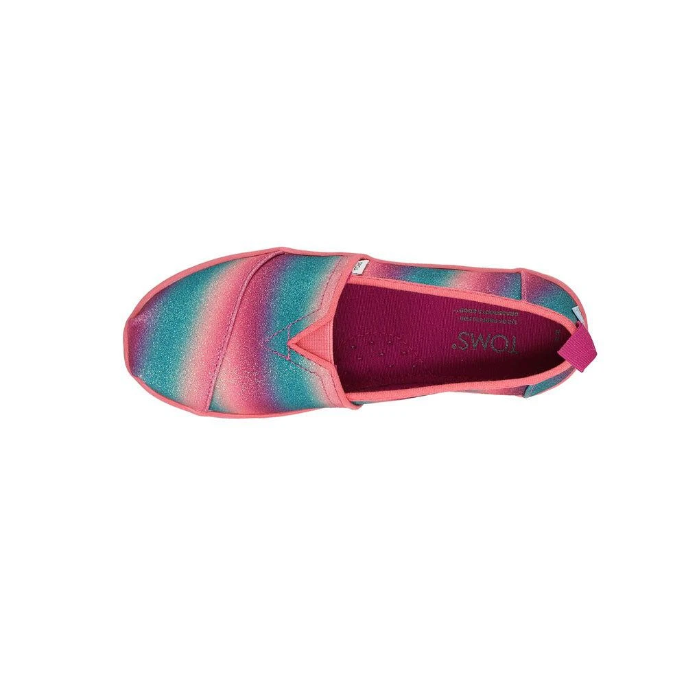 商品TOMS|Alpargata Glitter Slip On Flats (Little Kid-Big Kid),价格¥326,第4张图片详细描述