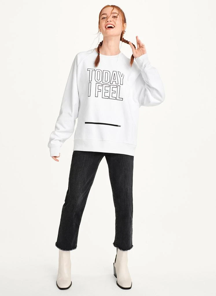 商品DKNY|Today I Feel Sweatshirt,价格¥646,第4张图片详细描述