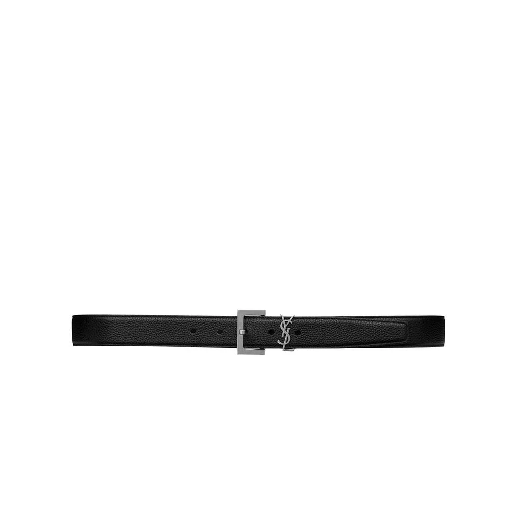 商品Yves Saint Laurent|Cassandre Belt In Grained Leather,价格¥4030,第1张图片