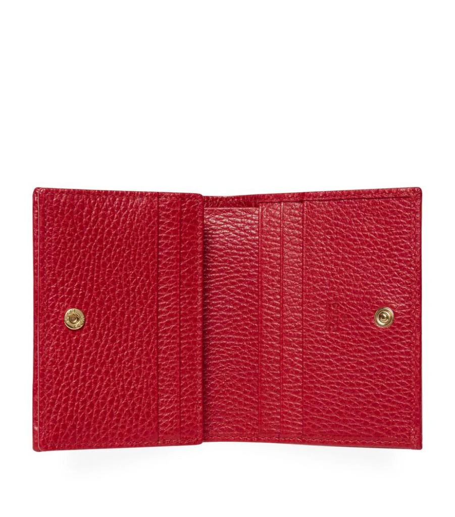 商品Gucci|Leather Double G Card Holder,价格¥3417,第2张图片详细描述
