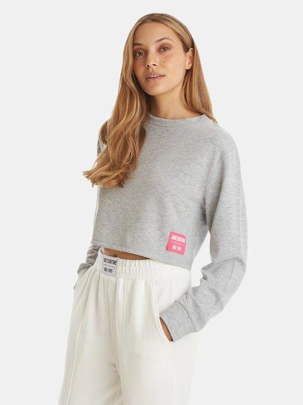 商品Juicy Couture|Juicy Couture Boxy Pullover In Powder Heather,价格¥598,第1张图片