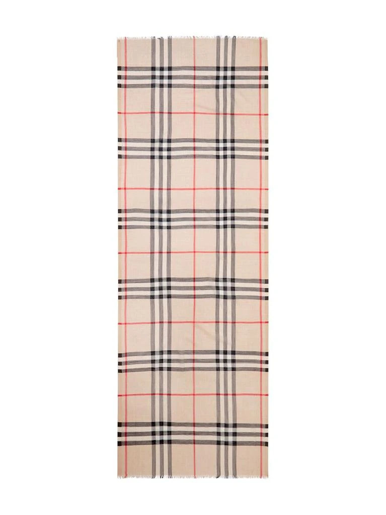 商品Burberry|BURBERRY - Giant Check Wool Scarf,价格¥2735,第4张图片详细描述