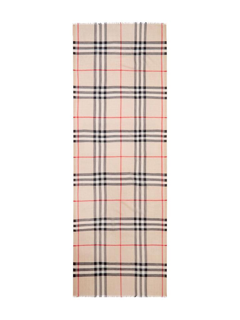 商品Burberry|BURBERRY - Giant Check Wool Scarf,价格¥2574,第6张图片详细描述