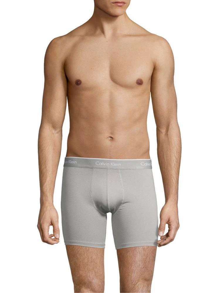 商品Calvin Klein|3-Pack Logo Boxer Briefs,价格¥188,第2张图片详细描述