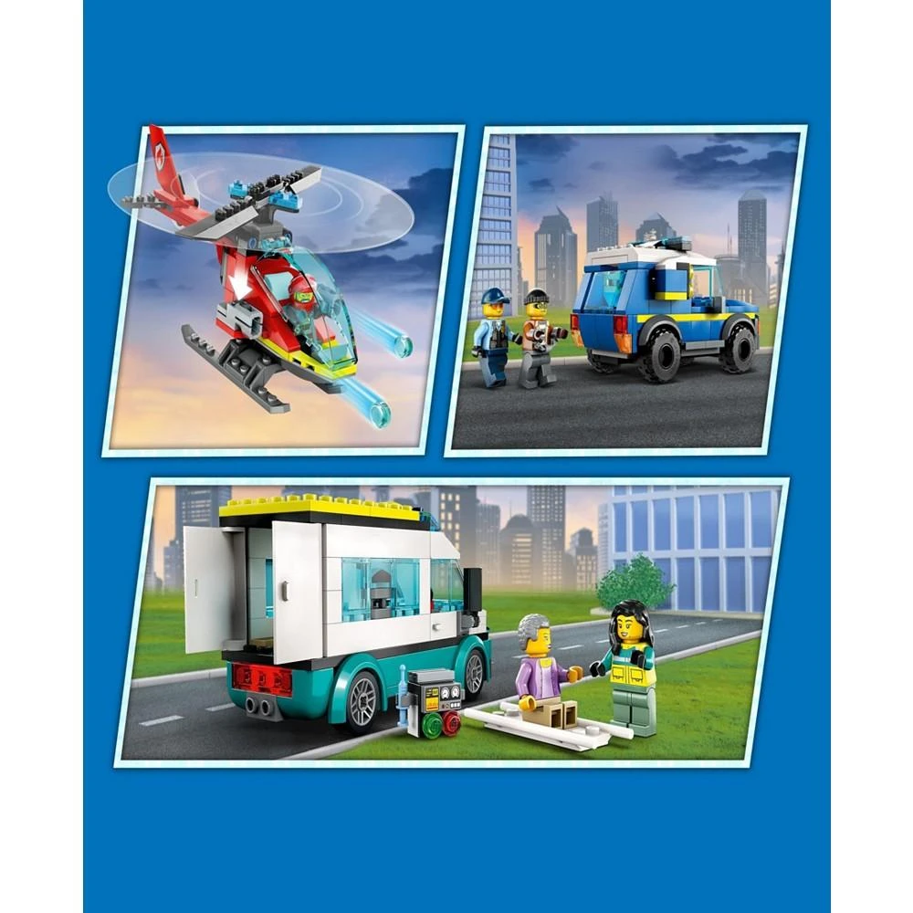 商品LEGO|City Emergency Vehicles HQ 60371 Building Toy Set, 706 Pieces,价格¥417,第4张图片详细描述
