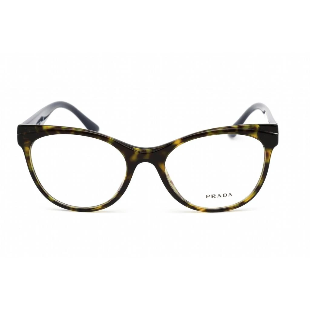 商品Prada|Prada Women's Eyeglasses - Dark Havana Plastic Cat Eye Shape Frame | 0PR 05WV 2AU1O1,价格¥634,第2张图片详细描述