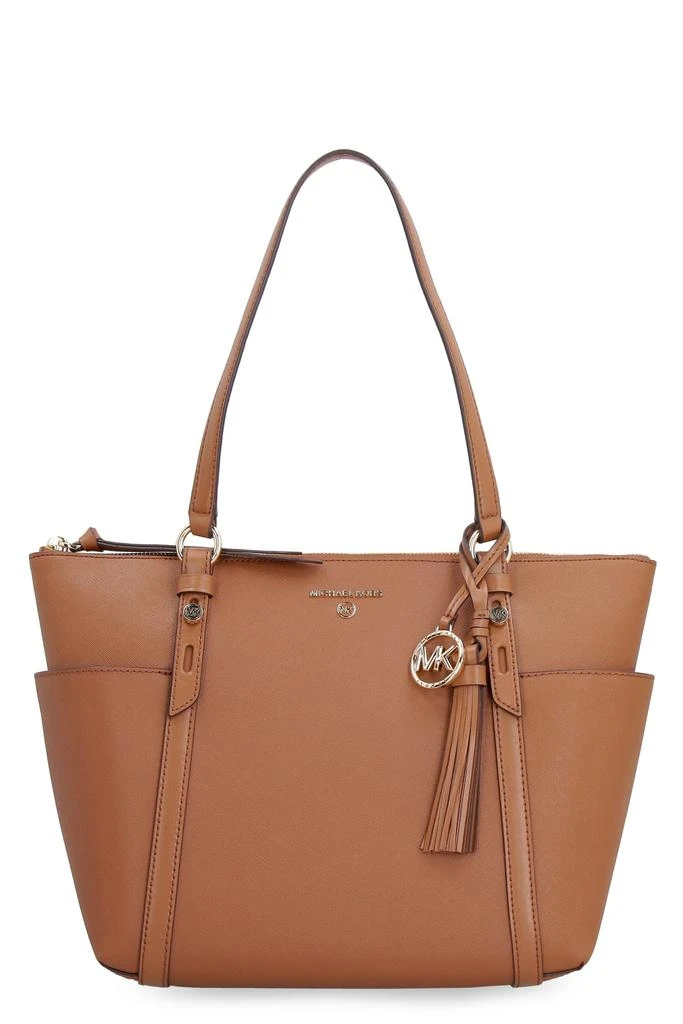 商品Michael Kors|Michael Kors Luggage Leather Tote,价格¥2879,第1张图片