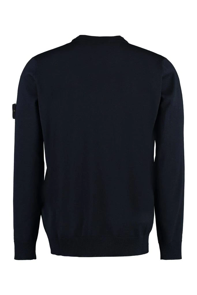 商品Stone Island|Stone Island Virgin Wool Crew-neck Pullover - Men,价格¥4096,第2张图片详细描述