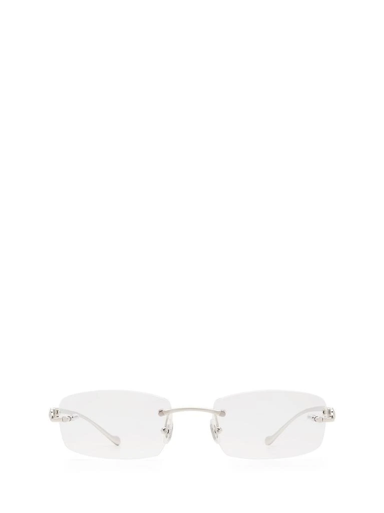 商品Cartier|Cartier Rectangular Rimless Glasses,价格¥5423,第1张图片