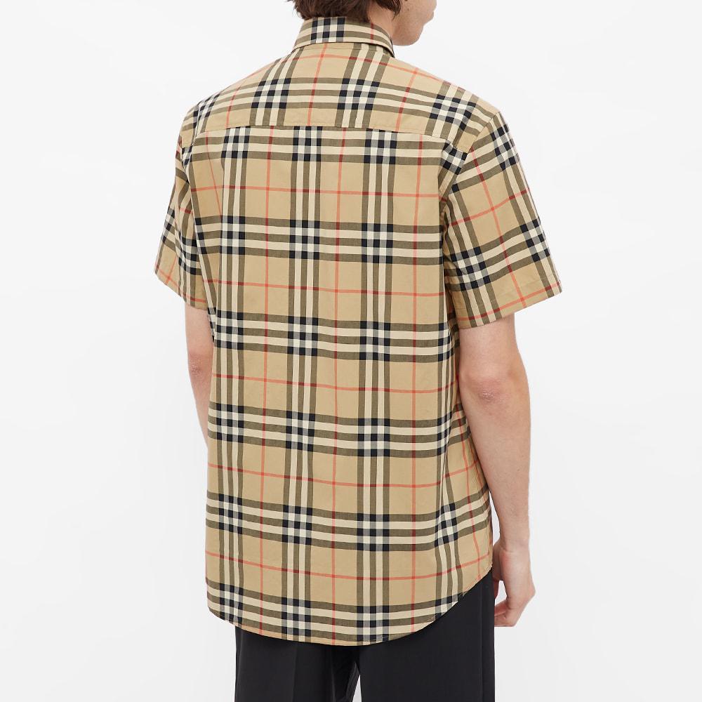 商品Burberry|Burberry Short Sleeve Caxton Check Shirt,价格¥2905,第7张图片详细描述