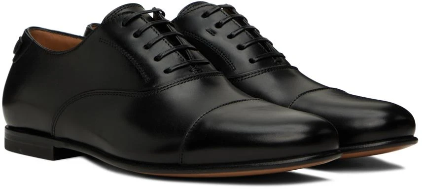 商品Salvatore Ferragamo|Black Button Oxfords,价格¥3554,第4张图片详细描述