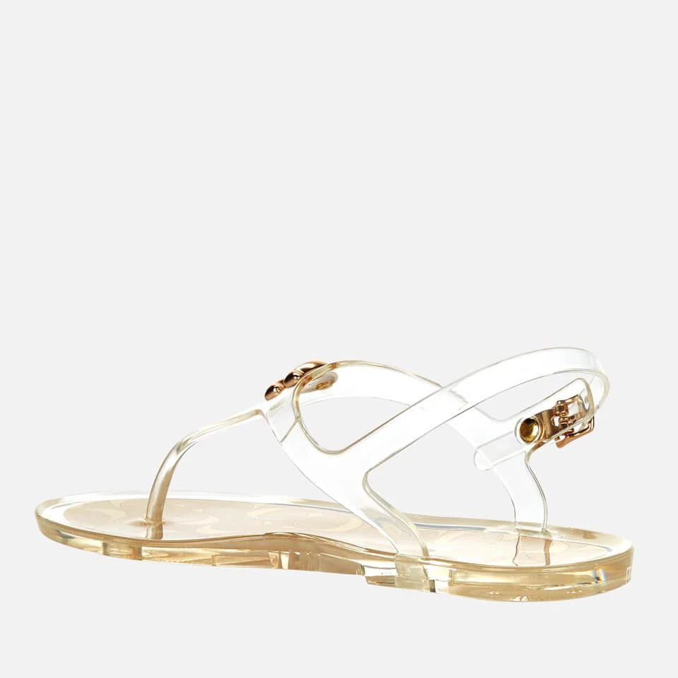 商品Coach|COACH WOMEN'S NATALEE RUBBER JELLY TOE POST SANDALS - CLEAR,价格¥410,第2张图片详细描述