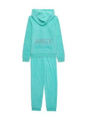 商品Juicy Couture|Girl's 2-Piece Track Hoodie & Joggers Set,价格¥490,第2张图片详细描述