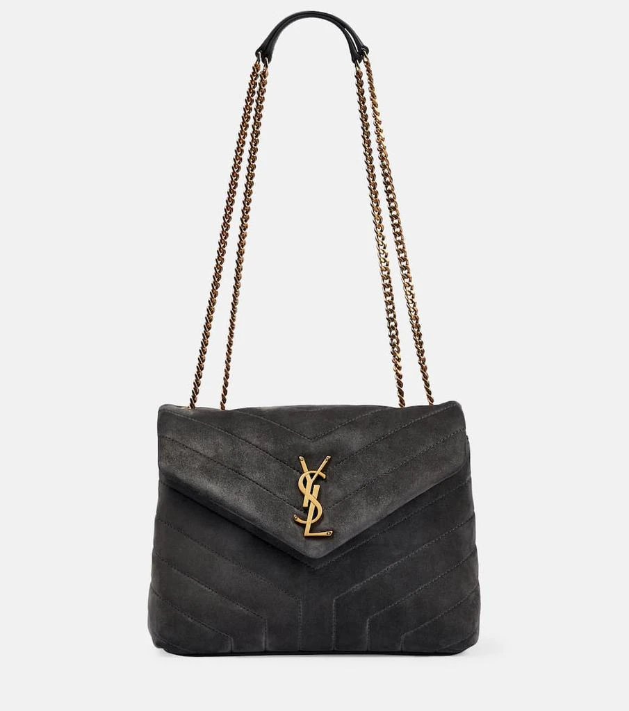 商品Yves Saint Laurent|Loulou Small suede shoulder bag,价格¥22928,第1张图片