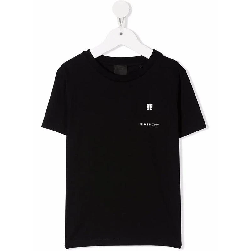 商品Givenchy|大童款 黑色圆领LOGO印花短袖T恤【香港仓极速发货】,价格¥1066,第1张图片