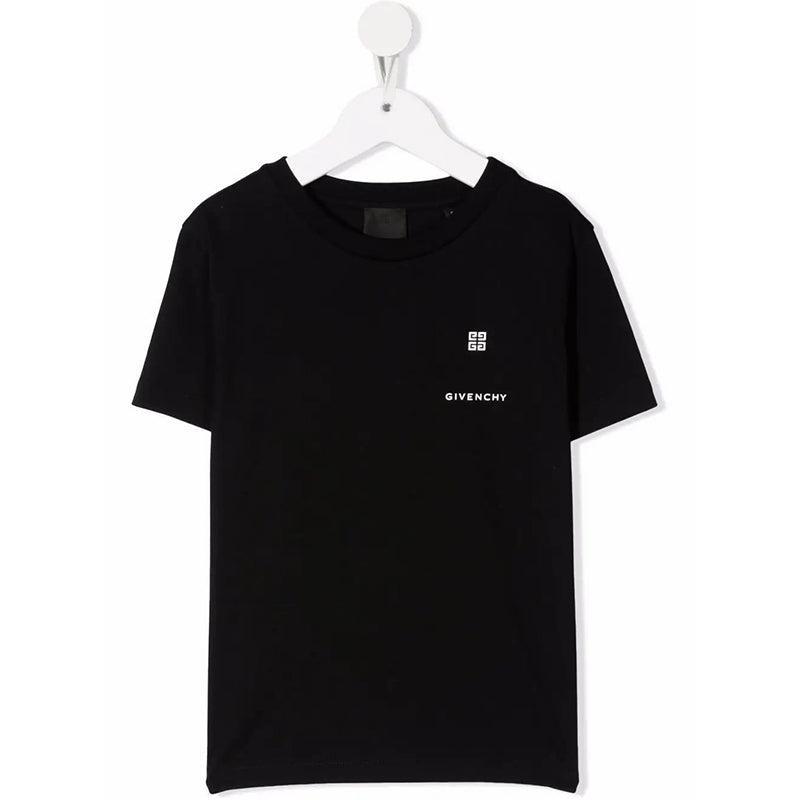 商品Givenchy|大童款 黑色圆领LOGO印花短袖T恤【香港仓极速发货】,价格¥1058,第1张图片