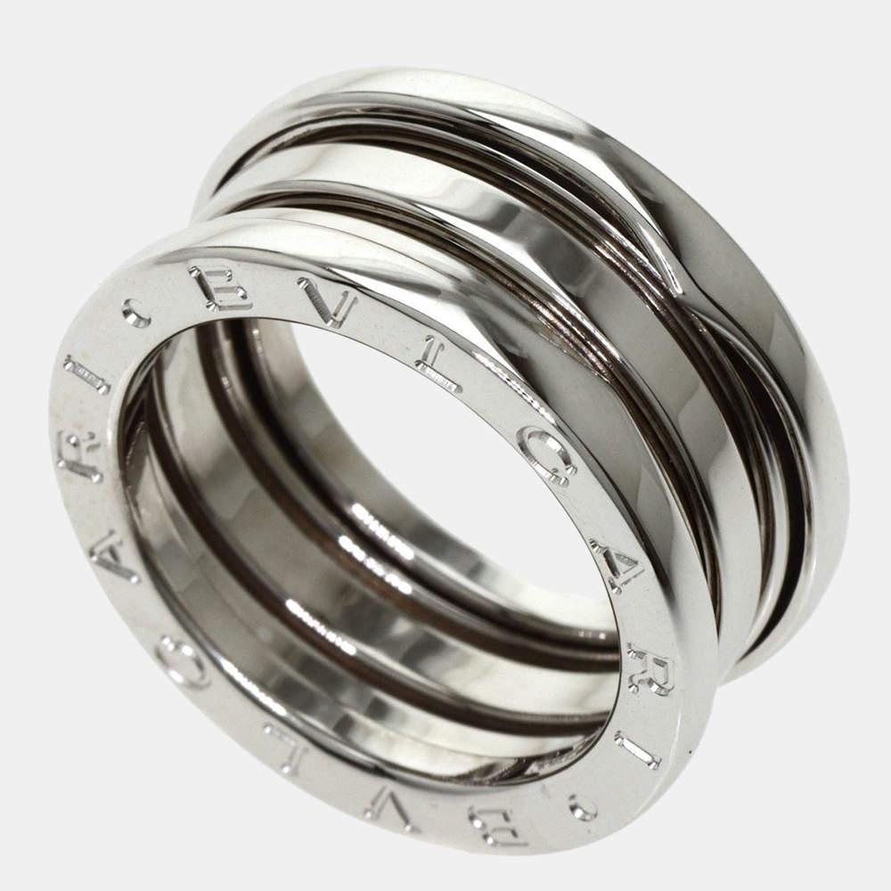 Bvlgari B.Zero1 18K White Gold Ring EU 51商品第2张图片规格展示