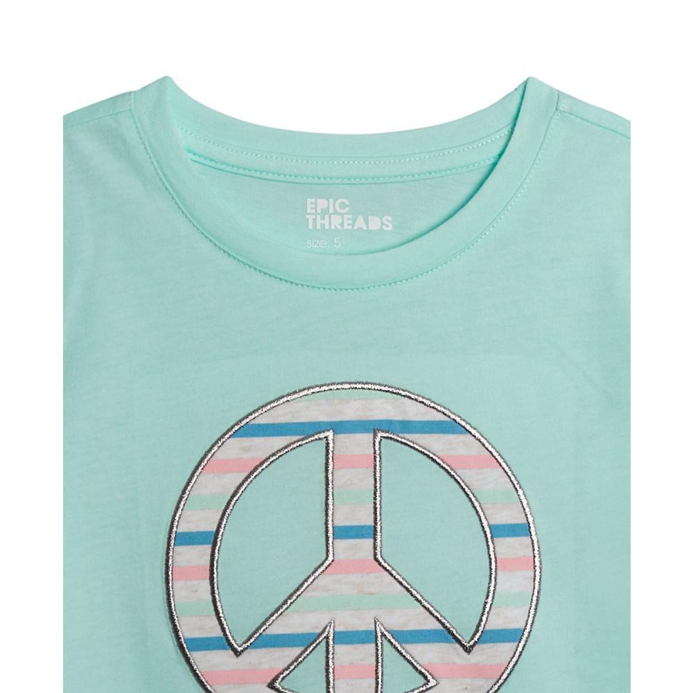 商品Epic Threads|Little Girls Long Sleeve T-shirt, Created For Macy's,价格¥118,第6张图片详细描述