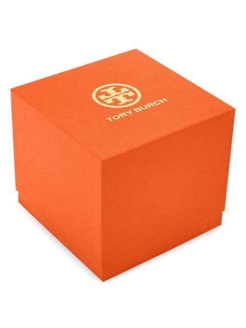 商品Tory Burch|The Eleanor Goldtone Stainless Steel & Leather Strap Watch,价格¥2057,第6张图片详细描述