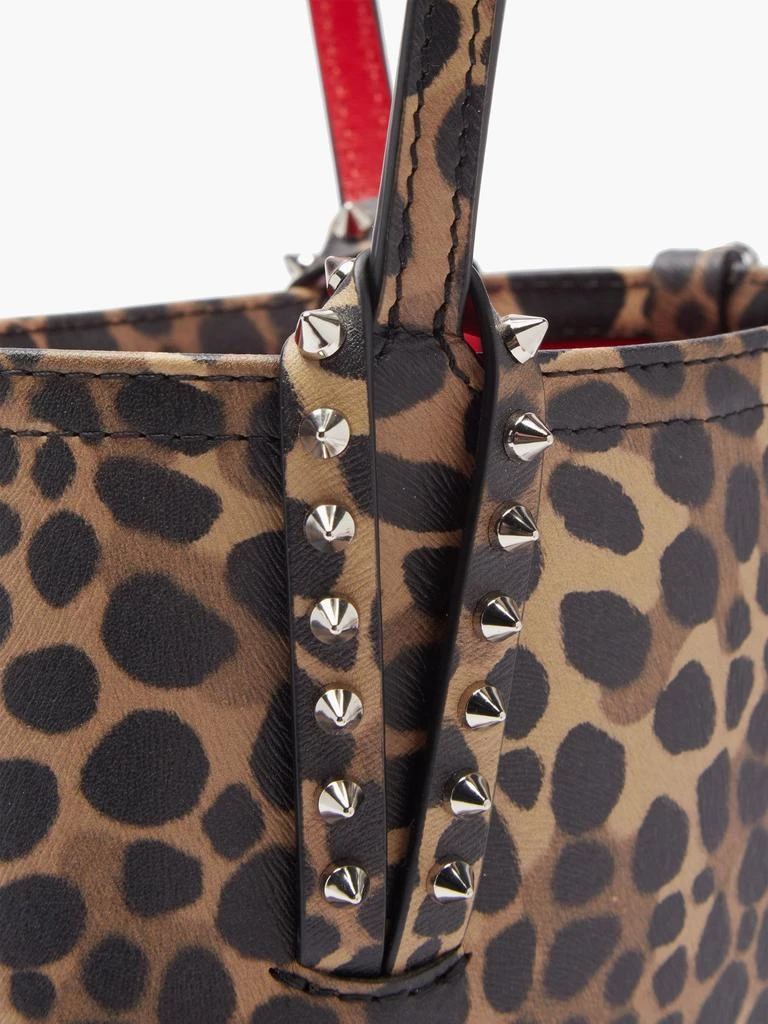 商品Christian Louboutin|Cabata mini leopard-print leather tote bag,价格¥8859,第5张图片详细描述