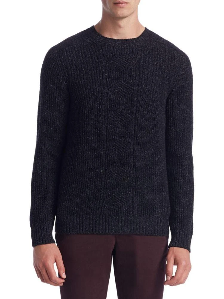 商品Saks Fifth Avenue|COLLECTION Cashmere, Silk & Wool Crewneck Sweater,价格¥1868,第1张图片