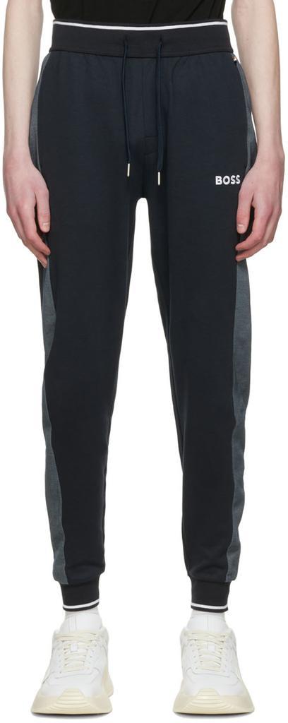 商品Hugo Boss|Navy Cotton Lounge Pants,价格¥1066,第1张图片