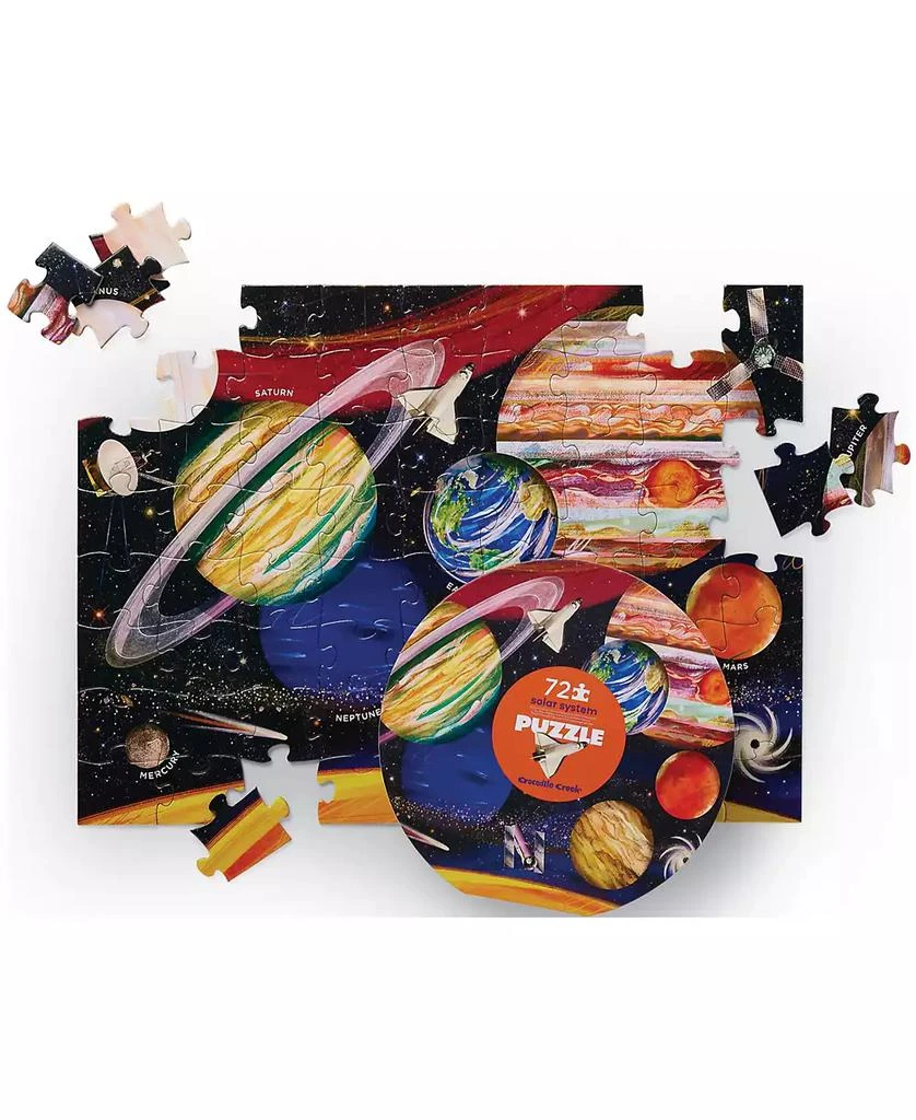 商品Crocodile Creek|Solar System Round Box Puzzle, 72 Pieces,价格¥150,第2张图片详细描述