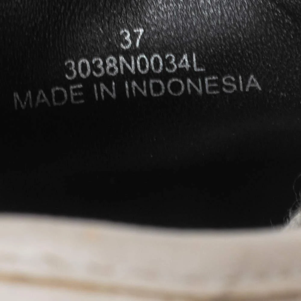 Alexander Wang White Leather Lace Up Sneakers Size 37 商品