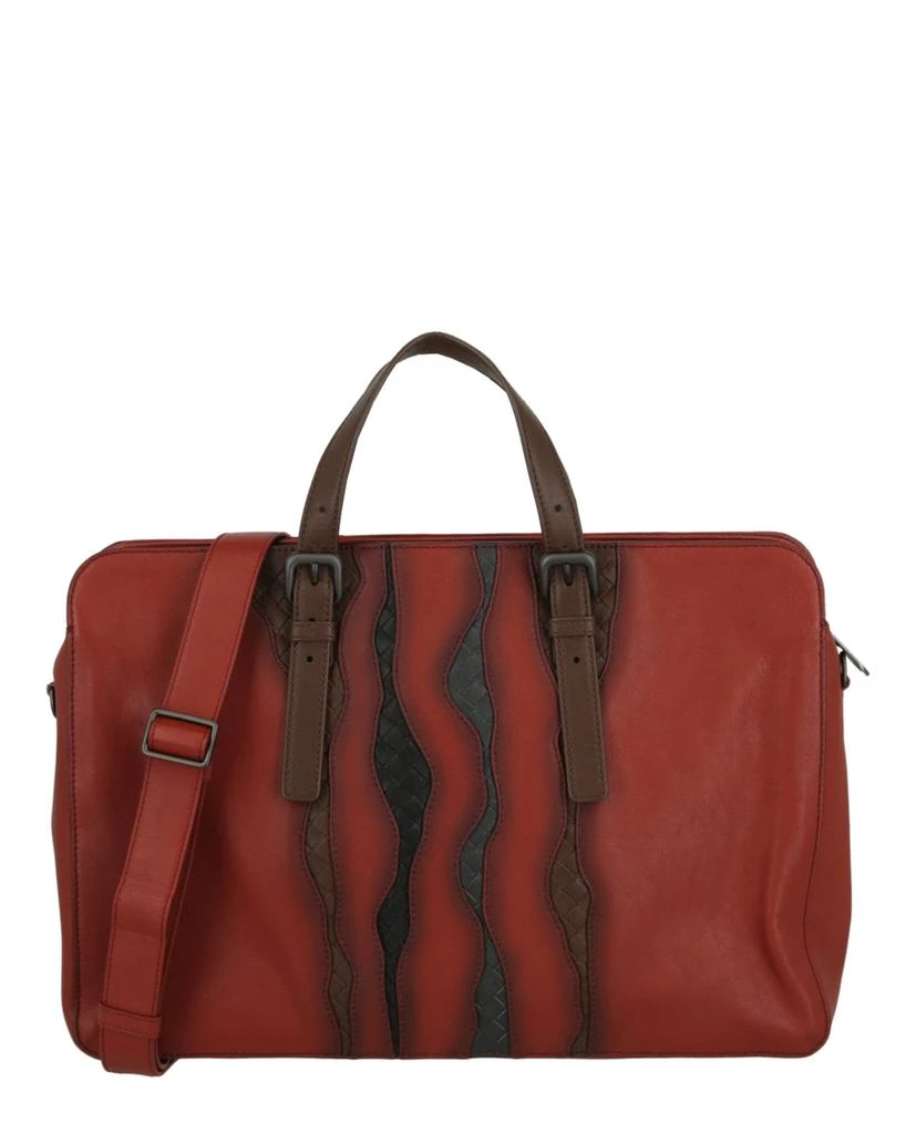 商品Bottega Veneta|Intrecciato Multicolor Leather Briefcase,价格¥6117,第1张图片