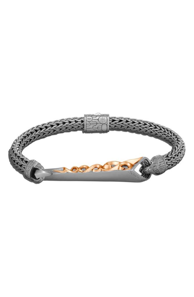Sterling Silver & Bronze Classic Chain Bracelet商品第1张图片规格展示