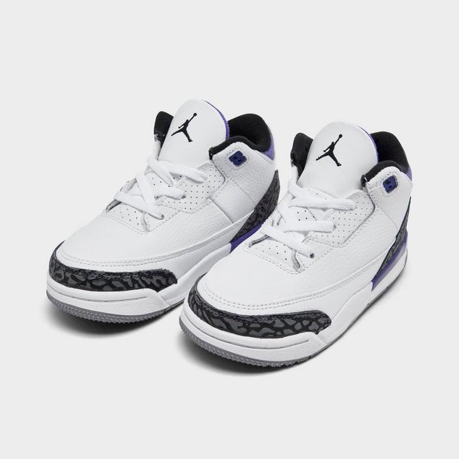 Kids' Toddler Air Jordan Retro 3 Casual Shoes商品第2张图片规格展示