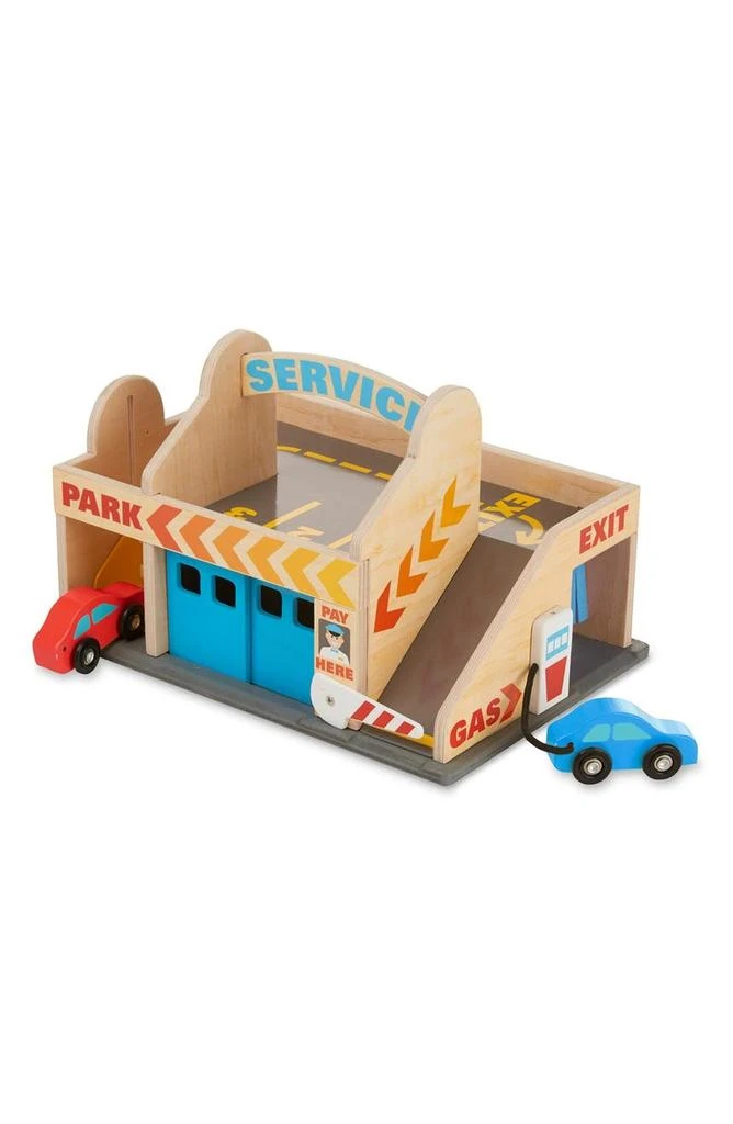 商品Melissa & Doug|Service Station Parking Garage Playset,价格¥193,第1张图片